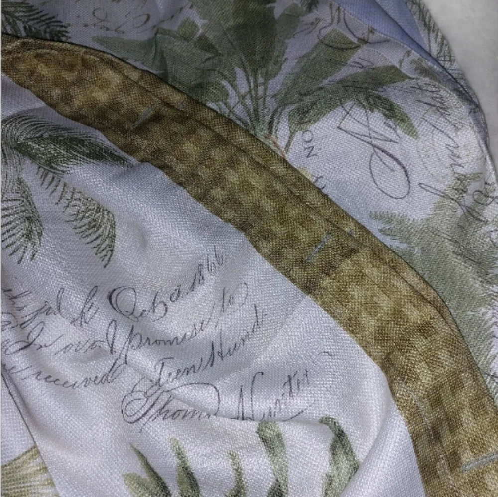 Avanti Linens Fabric Shower Curtains with Palm Design